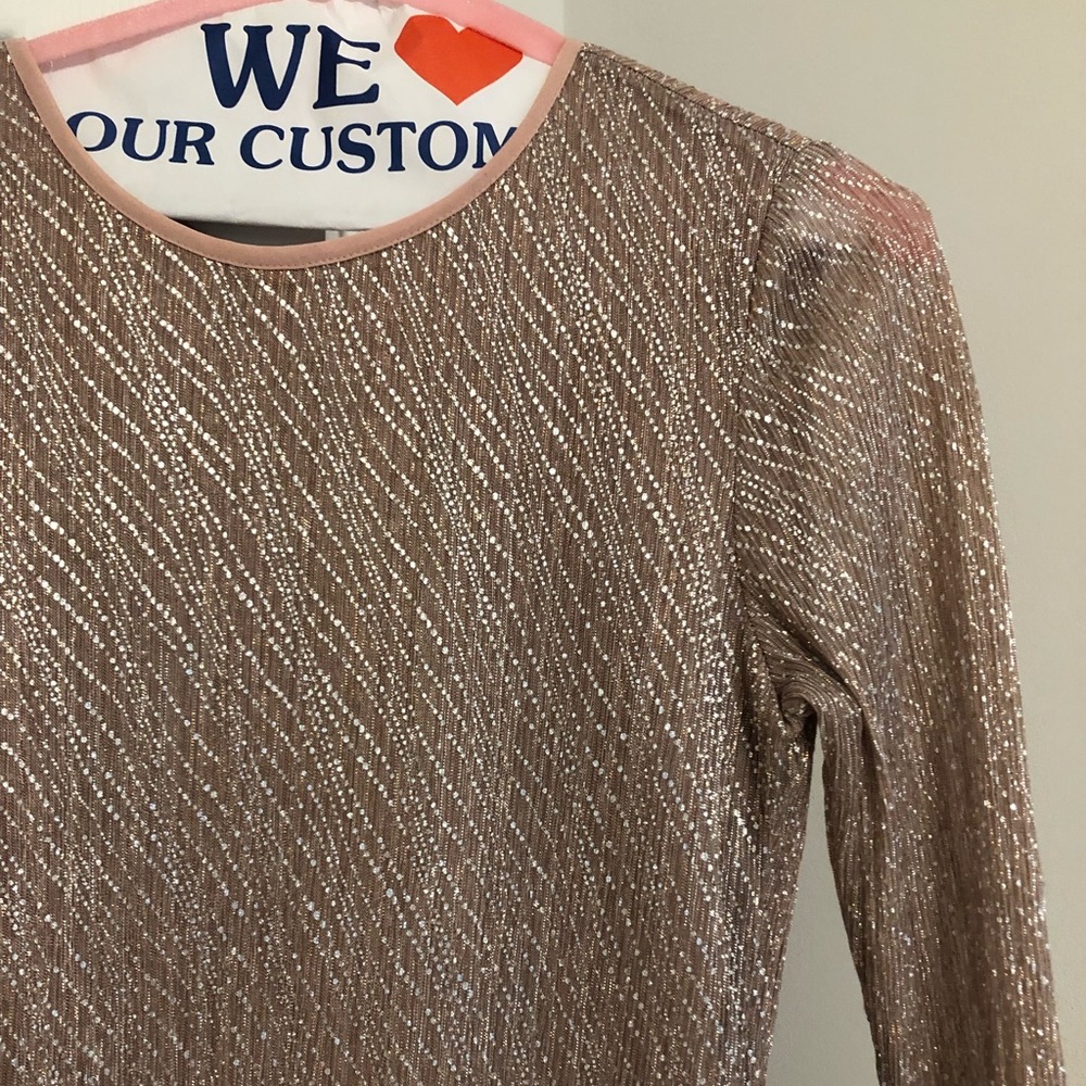 UO metallic mini dress